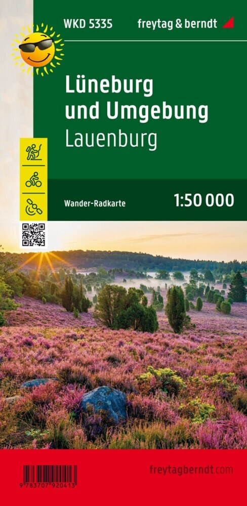 Luneburg und Umgebung, Lauenburg, Wander + Radkarte 1:50.000 (Sheet Map)