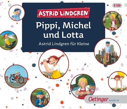 Pippi, Michel und Lotta, 3 Audio-CD (CD-Audio)