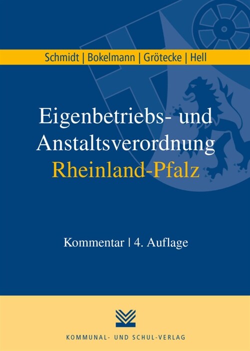 Eigenbetriebs- und Anstaltsverordnung Rheinland-Pfalz (Paperback)
