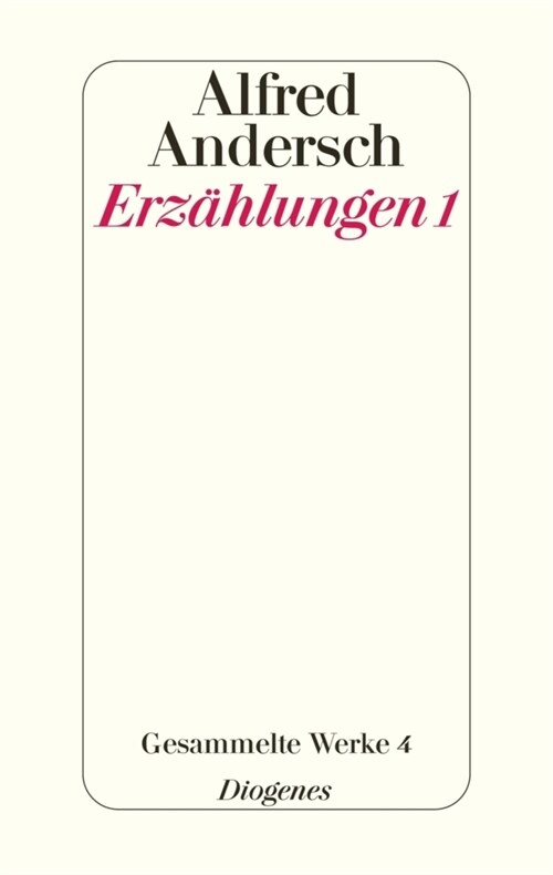 Erzahlungen 1 (Hardcover)