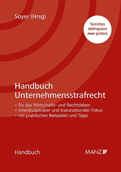 Handbuch Unternehmensstrafrecht (Hardcover)