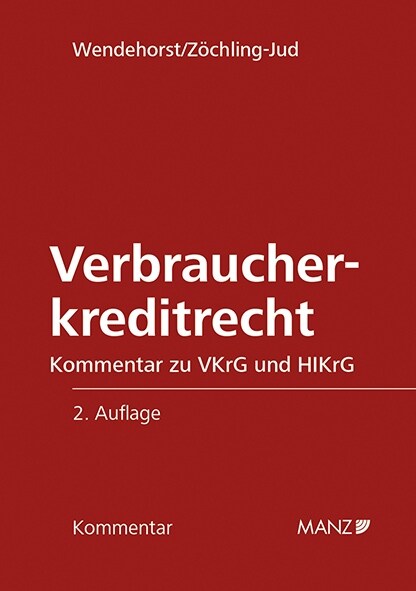 Verbraucherkreditrecht (Hardcover)