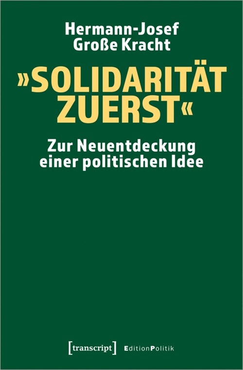 »Solidaritat zuerst« (Paperback)