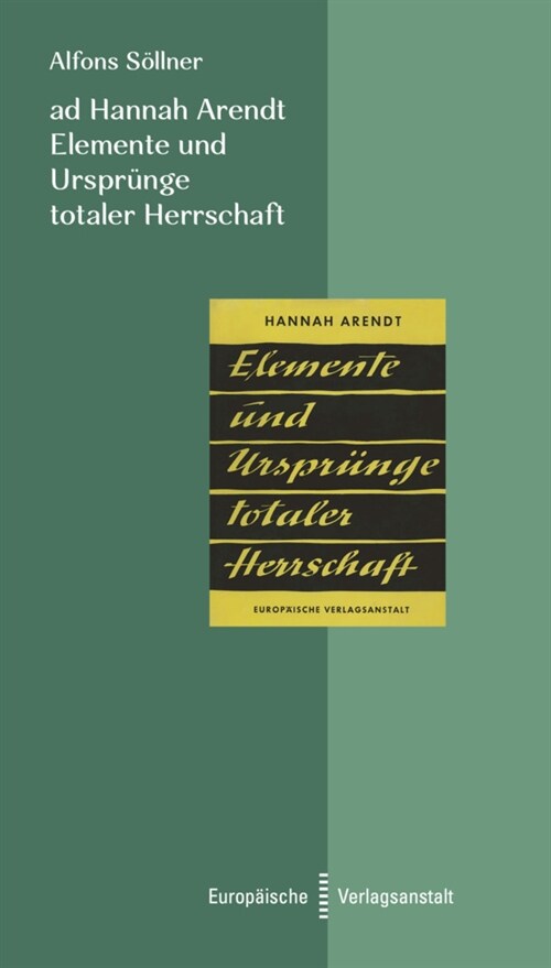 ad Hannah Arendt. Elemente und Ursprunge totaler Herrschaft (Paperback)