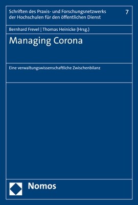 Managing Corona: Eine Verwaltungswissenschaftliche Zwischenbilanz (Paperback)
