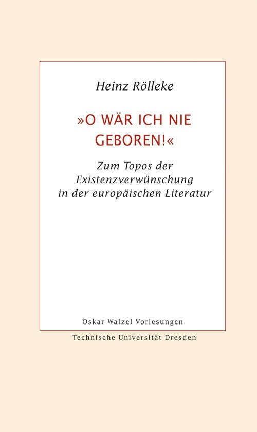 O war ich nie geboren! (Paperback)