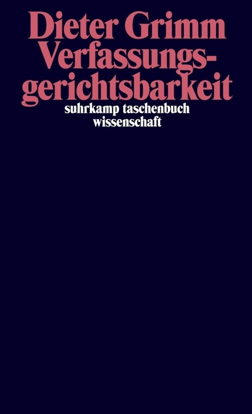 Verfassungsgerichtsbarkeit (Paperback)