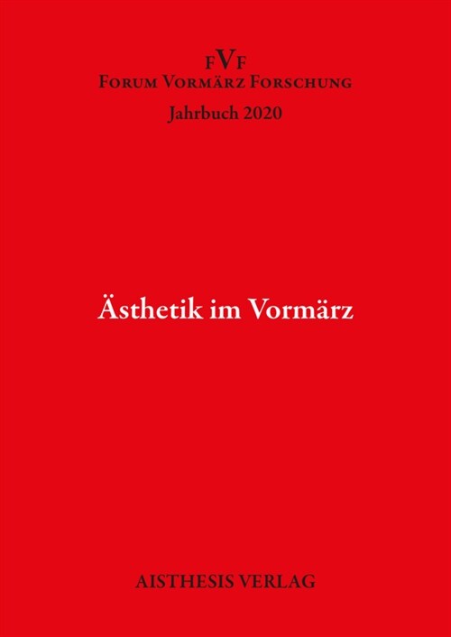 Asthetik im Vormarz (Paperback)