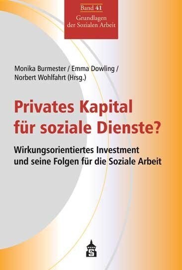 Privates Kapital fur soziale Dienste (Paperback)