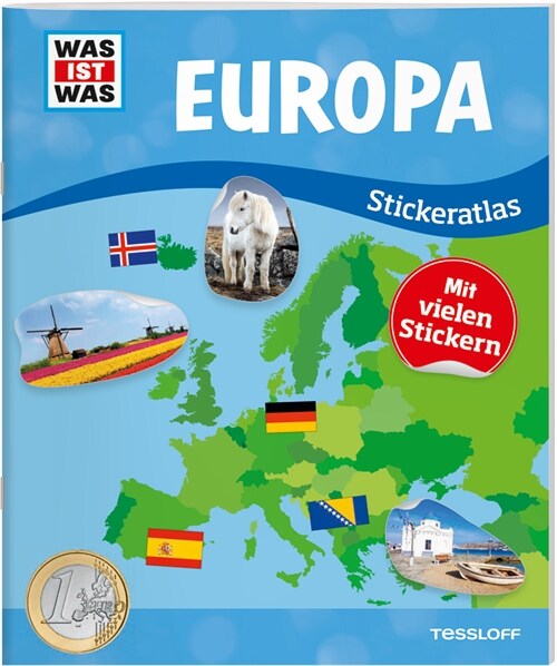 WAS IST WAS Stickeratlas Europa (Paperback)