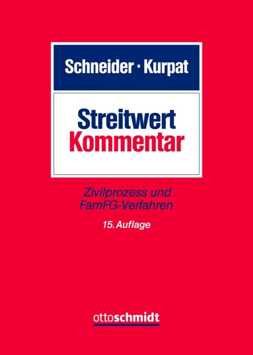 Streitwert-Kommentar (Hardcover)