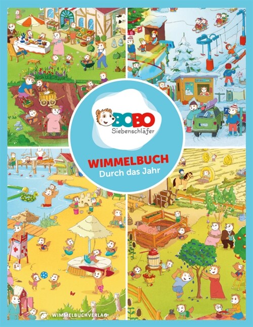 [중고] Bobo Siebenschlafer Wimmelbuch - Durch das Jahr mit Bobo Siebenschlafer (Board Book)