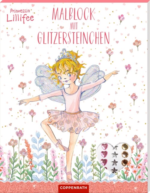 Prinzessin Lillifee: Malblock mit Glitzersteinchen (Paperback)