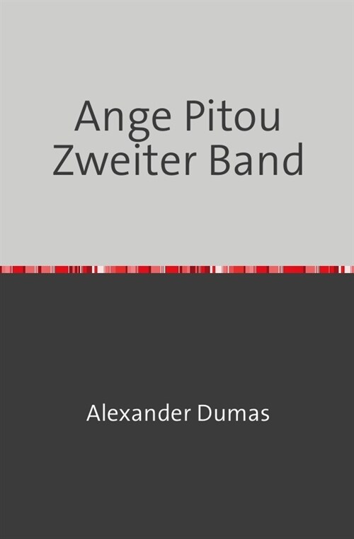 Ange Pitou Zweiter Band (Paperback)