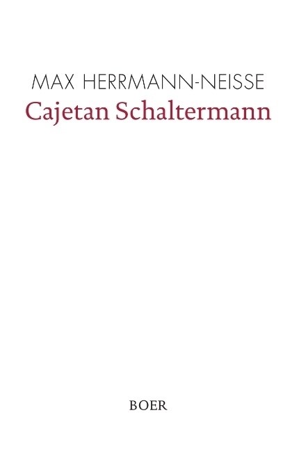 Cajetan Schaltermann (Hardcover)