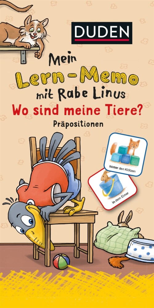 Mein Lern-Memo mit Rabe Linus - Wo sind meine Tiere (Game)