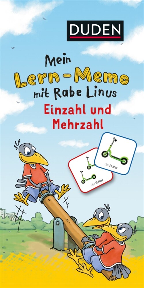 Mein Lern-Memo mit Rabe Linus - Einzahl und Mehrzahl (Game)