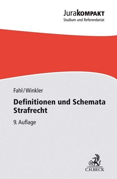 Definitionen und Schemata Strafrecht (Paperback)