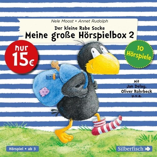 Der kleine Rabe Socke - Meine große Horspielbox 2 (Der kleine Rabe Socke), Audio-CD (WW)