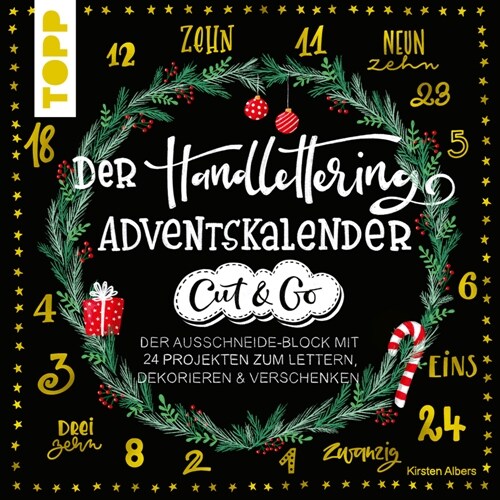 Der Handlettering-Adventskalender - Cut & Go (Calendar)