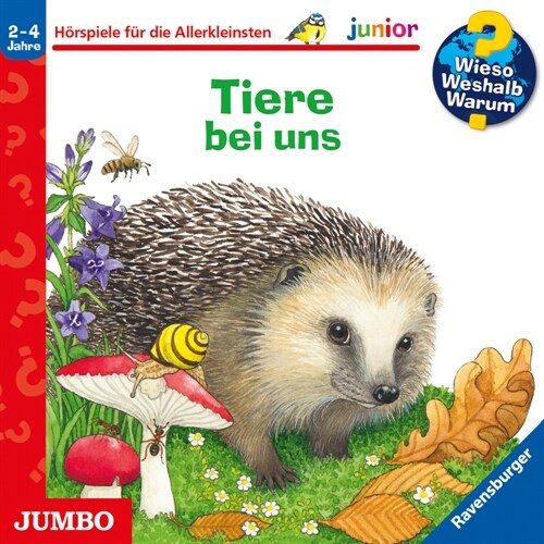 Wieso Weshalb Warum junior. Tiere bei uns, Audio-CD (CD-Audio)