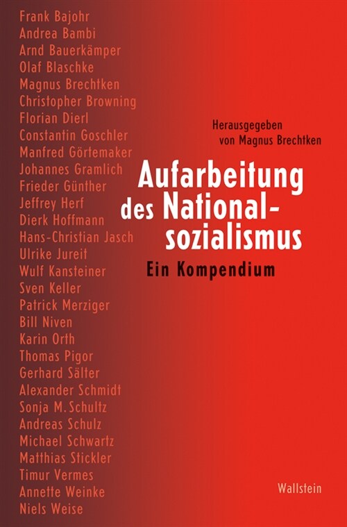 Aufarbeitung des Nationalsozialismus (Hardcover)