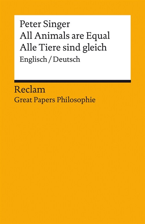 All Animals are Equal / Alle Tiere sind gleich (Paperback)