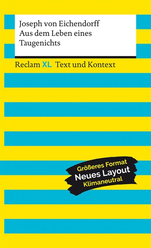 Aus dem Leben eines Taugenichts. Textausgabe mit Kommentar und Materialien (Paperback)