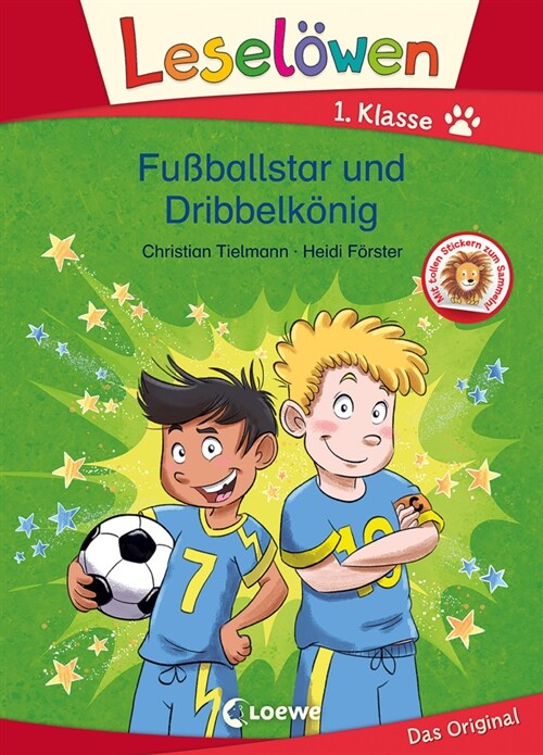 Leselowen 1. Klasse - Fußballstar und Dribbelkonig (Hardcover)