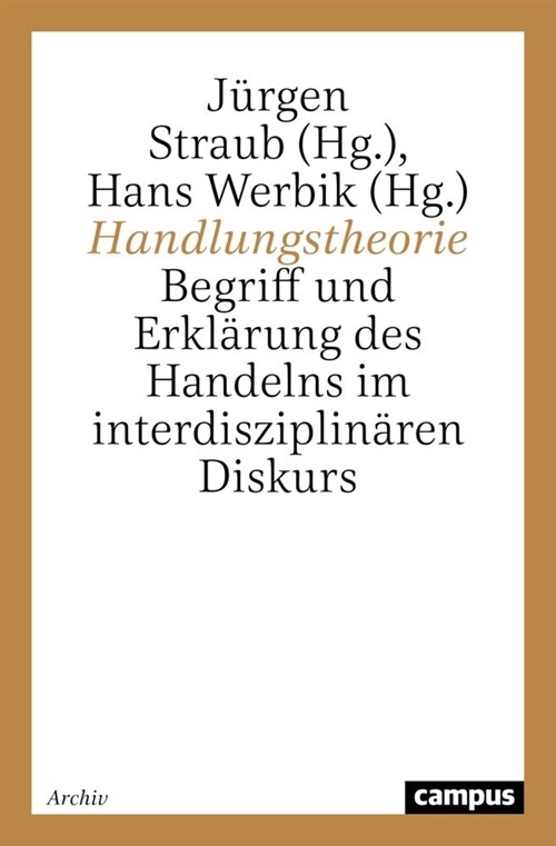 Handlungstheorie (Paperback)