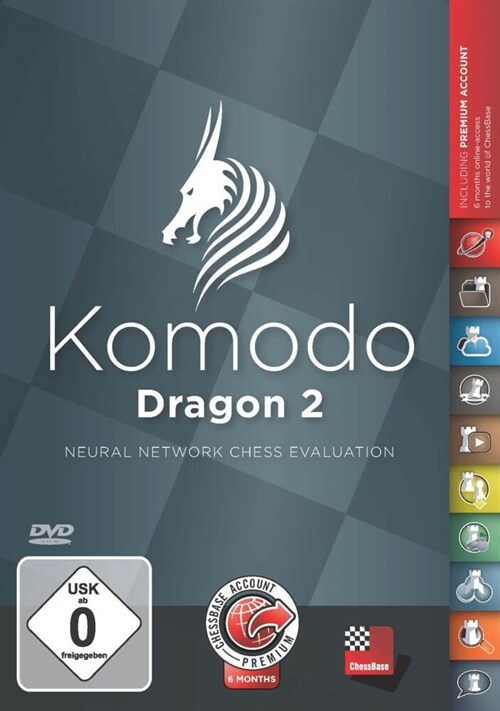 Komodo Dragon 2 - chess program, DVD-ROM (DVD-ROM)