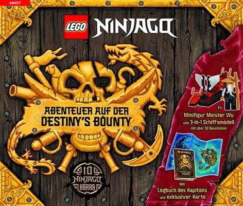 LEGO® NINJAGO® - Abenteuer auf der Destinys Bounty, m. Minifigur u. Legosteinen (Book)