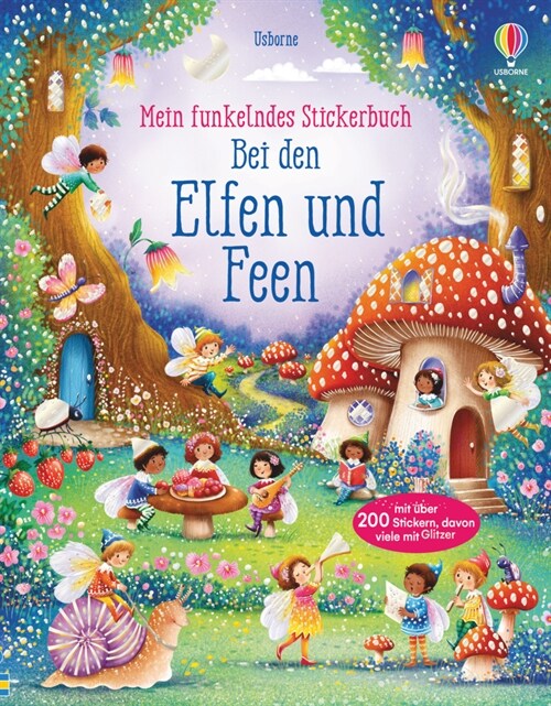 Mein funkelndes Stickerbuch: Bei den Elfen und Feen (Paperback)