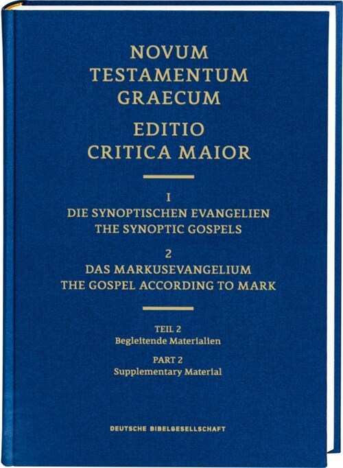 ECM I/2.2. Markusevangelium. Begleitende Materialien (Hardcover)