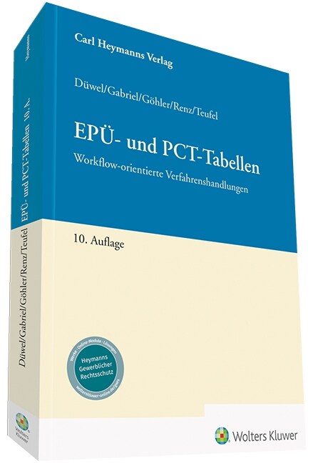 EPU- und PCT-Tabellen (Hardcover)