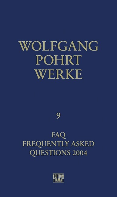 Werke Band 9 (Hardcover)