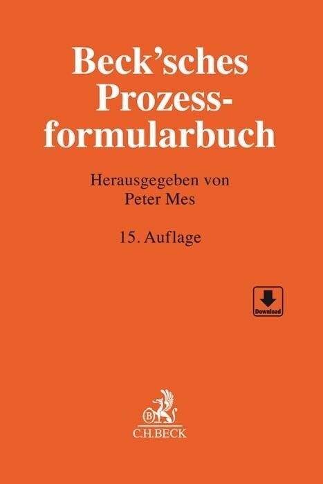 Becksches Prozessformularbuch (Hardcover)