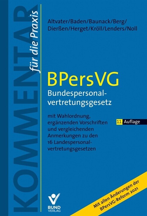 BPersVG - Bundespersonalvertretungsgesetz (Hardcover)