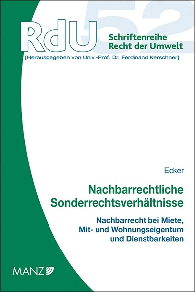 Nachbarrechtliche Sonderrechtsverhaltnisse (Paperback)