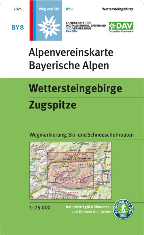 Wettersteingebirge, Zugspitze (Sheet Map)