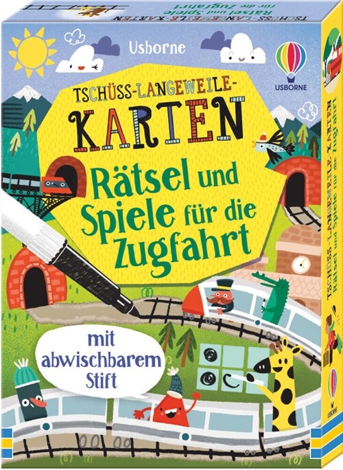 Tschuss-Langeweile-Karten: Ratsel und Spiele fur die Zugfahrt (General Merchandise)