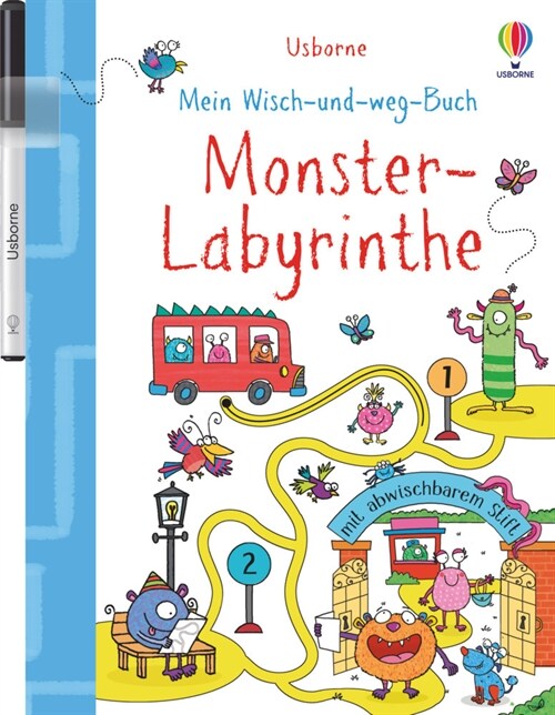 Mein Wisch-und-weg-Buch: Monster-Labyrinthe (Paperback)