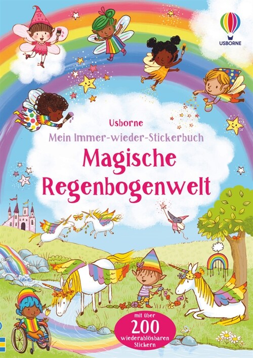 Mein Immer-wieder-Stickerbuch: Magische Regenbogenwelt (Paperback)