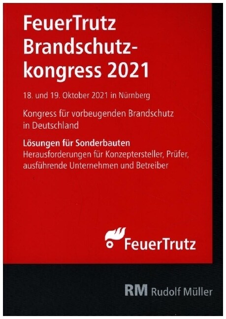 Tagungsband FeuerTrutz Brandschutzkongress 2021 (Paperback)