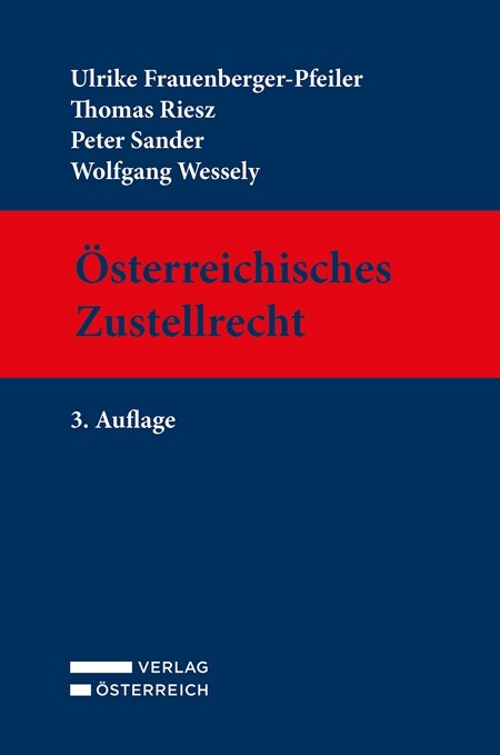 Osterreichisches Zustellrecht (Hardcover)