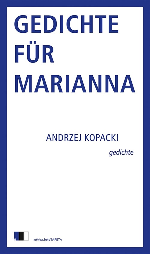 Gedichte fur Marianna (Paperback)