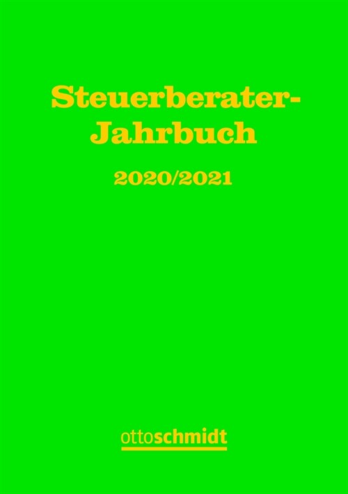 Steuerberater-Jahrbuch 2020/2021 (Hardcover)