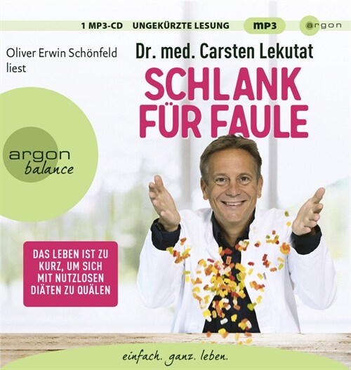 Schlank fur Faule, 1 Audio-CD, 1 MP3 (CD-Audio)