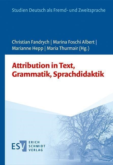 Attribution in Text, Grammatik, Sprachdidaktik (Hardcover)