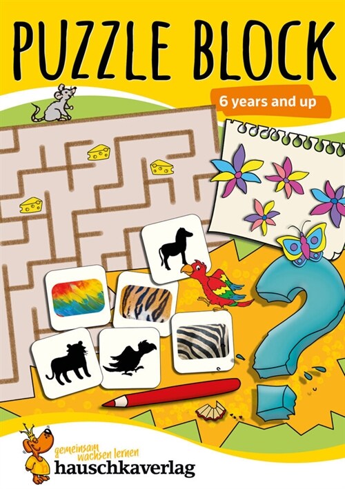 Puzzle block 6 years and up, A5-Block (Paperback)